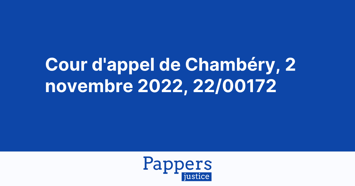 Presse et communication  Cour d'appel de Chambéry